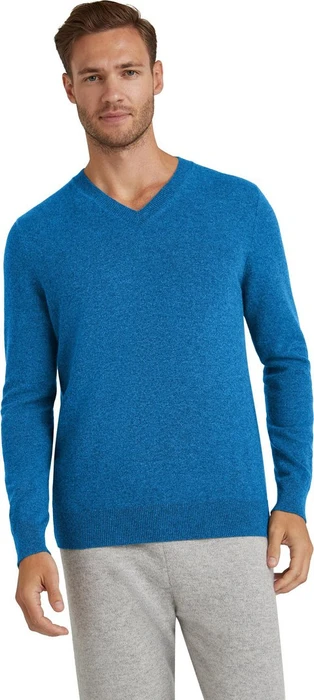 Falke Luxury V-Ausschnitt Pullover olympic (Herren)