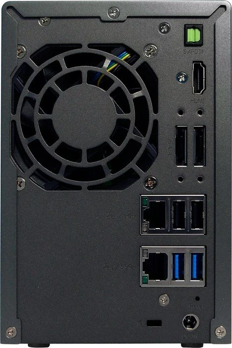 Asustor AS6102T, 2GB RAM, 2x RJ-45 1000Base-T, 3x USB-A 3.0