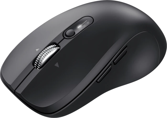 Trust Treva Hyperwheel Multi-Device Wireless Mouse schwarz, USB/Bluetooth