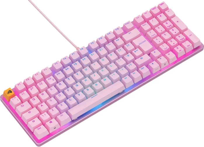 Glorious GMMK 2 Full Size, 96%, rosa, LEDs RGB, Glorious Fox Linear, USB, UK