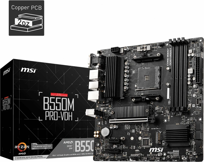 MSI B550M Pro-VDH (AMD AM4)
