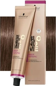 Schwarzkopf BlondMe Deep Toner Haartönung dunkle kastanie, 60ml