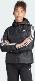 adidas Essentials 3-Streifen Insulated Hooded Jacke schwarz (Damen)