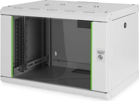 Digitus Professional Unique Serie Wandschrank 7HE, Sicherheitsglastür, IP2X, grau, 450mm tief