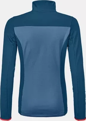 Ortovox Fleece Light Zip Neck Funktionsjacke petrol blue (Damen)