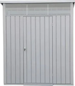 Duramax Palladium 6x5 Gerätehaus silber