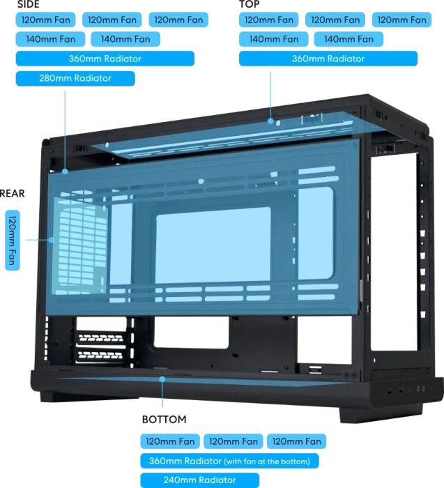 Lian Li DAN Cases A3-mATX Black Wood Edition