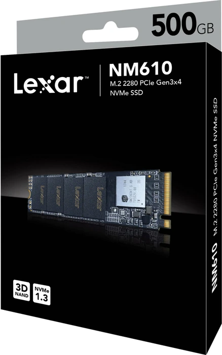 Lexar NM610 500GB, M.2 2280 / M-Key / PCIe 3.0 x4