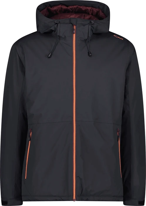 CMP Wattierte Ripstop Funktionsjacke antracite/burgundy (Herren)
