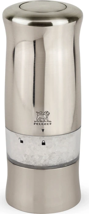 Peugeot Zeli Elektrische Salzmühle 14cm silber