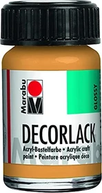 Marabu Decorlack Acryl Acrylfarbe, gold metallic, 15ml