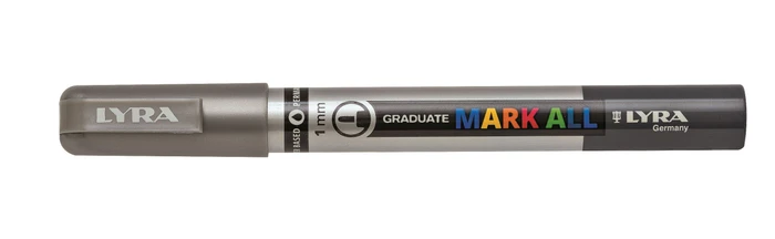Lyra Graduate Mark All Permanentmarker 1mm silber