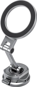 Leofoto PM-02 Magnetische Auto Handy-Halterung silber