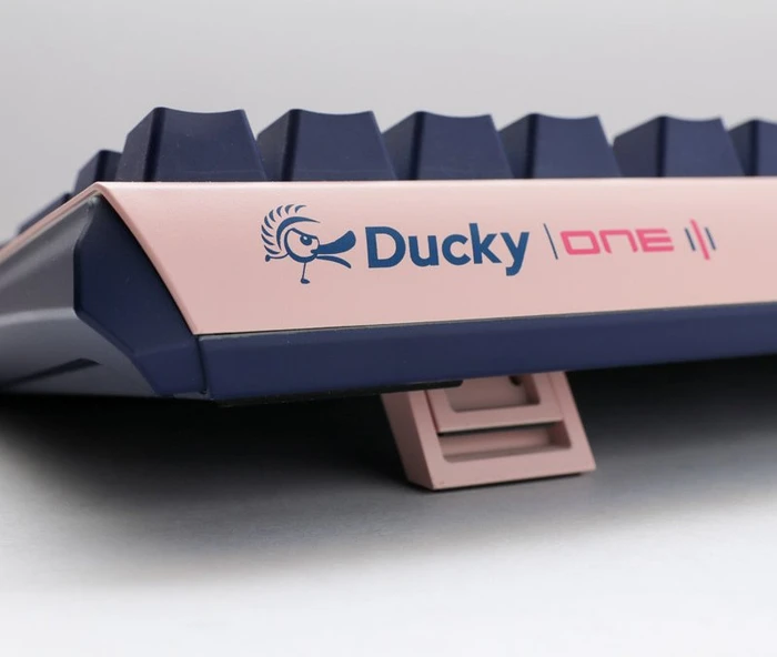 Ducky One 3 Fuji PBT rosa/blau, MX SILENT RED, USB, DE