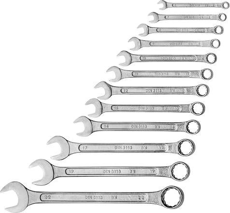 Mannesmann M130-12DIN Schraubenschlüsselsatz, 12-tlg.