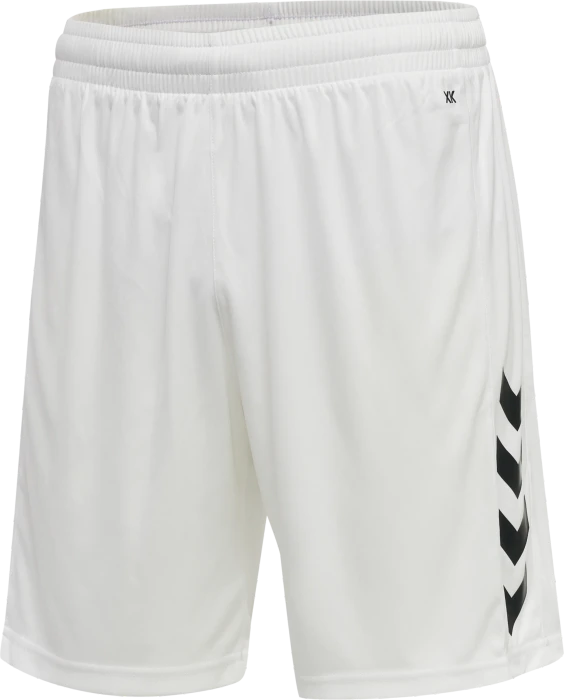 hummel Core XK Poly Trainingshose kurz weiß