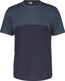 Scott Trail Flow DRI Trikot kurzarm metal blue/dark blue (Herren)