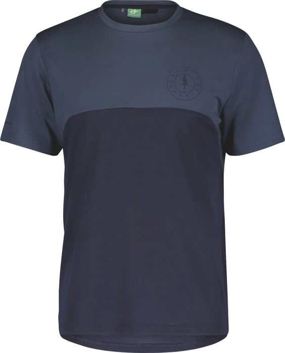 Scott Trail Flow DRI Trikot kurzarm metal blue/dark blue (Herren)