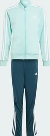 adidas Essentials 3-Streifen Trainingsanzug semi flash aqua/white (Junior)