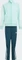 adidas Essentials 3-Streifen Trainingsanzug semi flash aqua/white (Junior) Vorschaubild