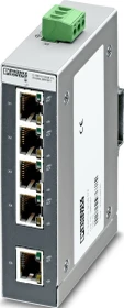 Phoenix Contact FL 1000 Industrial Railmount Switch SFNB 5TX, 2x RJ-45 (2891001)