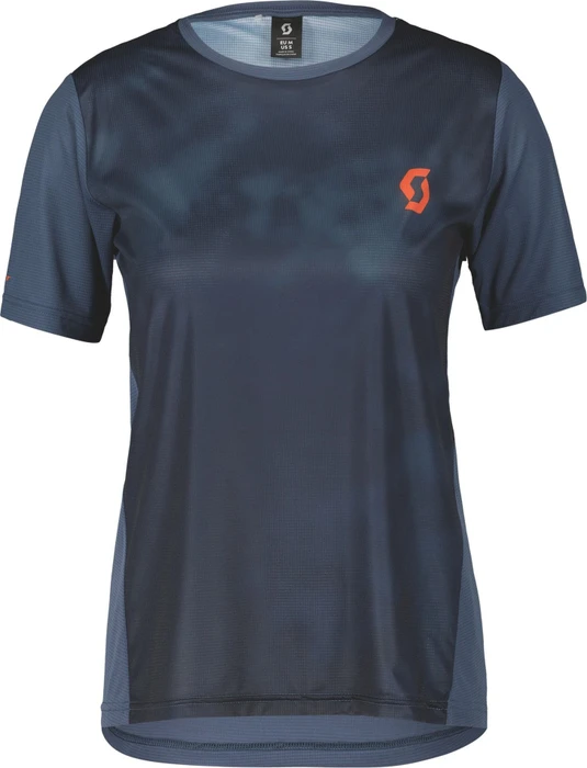 Scott Trail Flow Trikot kurzarm metal blue/dark blue (Damen)