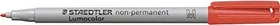 Staedtler Lumocolor 315 non-permanent rot, 5er-Pack