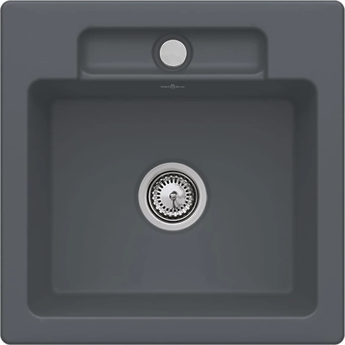 Villeroy & Boch Siluet 50 S Einbau Becken mittig graphite