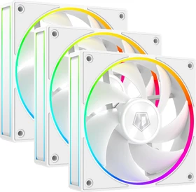 ID-Cooling AF-127-ARGB-W Trio, weiß, 120mm, 3er-Pack
