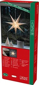 Konstsmide Papierstern 78cm hängend silber 1x E14