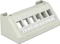 DeLOCK Keystone Multimedia Patchpanel für Tische/Möbel/Wände, 45° geneigt, 6-Port, grau Vorschaubild