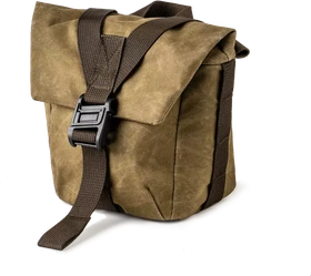 Wotancraft Pilot Travel Camera Bag 2L Khaki Brown Canvas