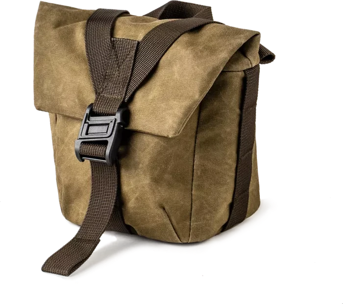 Wotancraft Pilot Travel Camera Bag 2L Khaki Brown Canvas