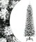 vidaXL Künstlicher Weihnachtsbaum schlank mit Schnee Vorschaubild