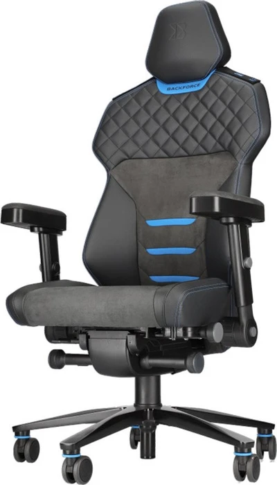 Backforce One Plus Gamingstuhl, schwarz/blau