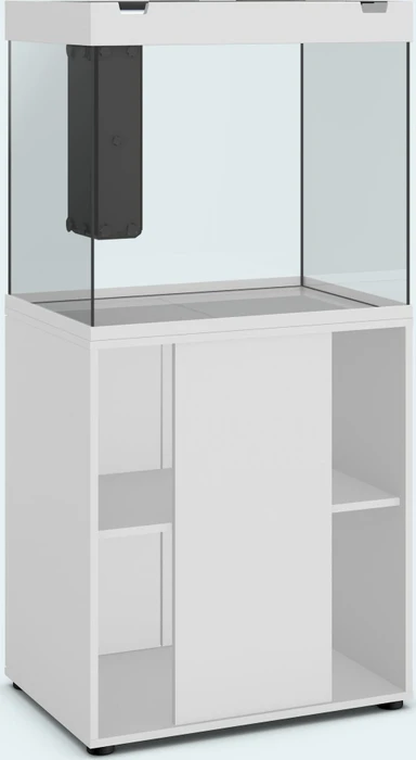 Juwel Lido 200 LED Aquarium-Set mit Unterschrank, weiß/weiß, 200l