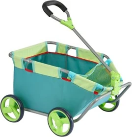 HABA Puppen Bollerwagen türkis