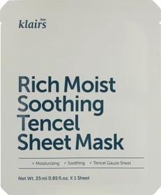 Dear Klairs Rich Moist Soothing Tencel Tuchmaske, 25ml