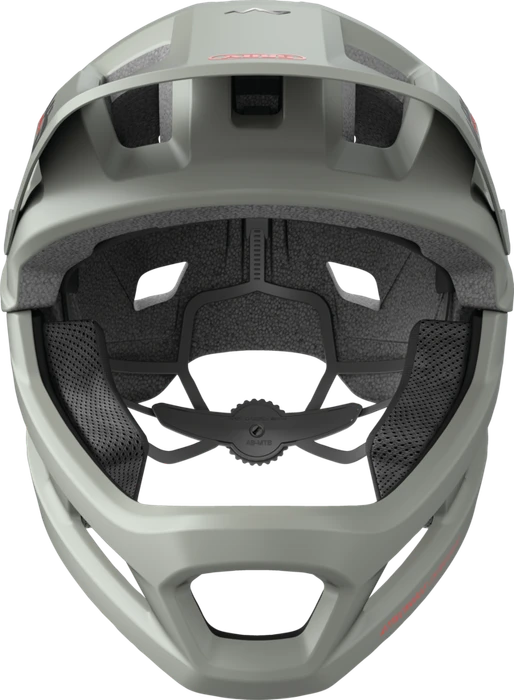 ABUS Youdrop Fullface-Kinderhelm chalk grey