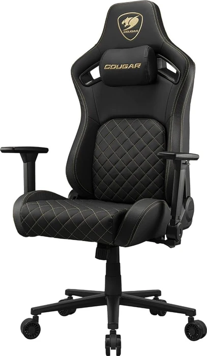 Cougar Defensor Gold CGR-DFL-GLB Gamingstuhl, schwarz/gold