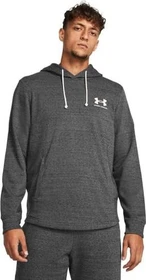 Under Armour Rival Terry Hoodie castlerock light heather/onyx white (Herren)