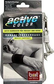 Bort Medical ActiveColor Handgelenkbandage Größe L schwarz, 1 Stück
