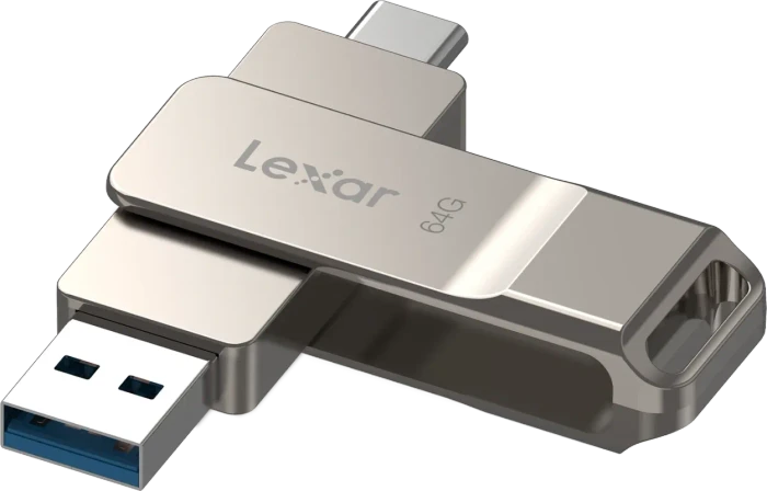 Lexar JumpDrive D40E 64GB, USB-A + USB-C, USB 3.2 Gen 1×1