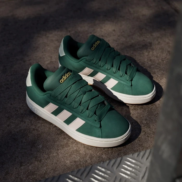 adidas Grand Court Alpha collegiate green/wonder quartz/linen green (Damen)
