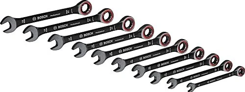 Bosch Professional Schraubenschlüsselsatz inkl. Tasche, 10-tlg.