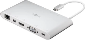 goobay USB-C Multiport-Adapter, USB-C 3.0 [Stecker] (62113)
