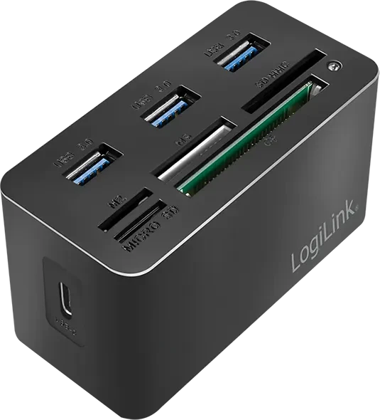 LogiLink 8-Port Mini-Dockingstation, USB-C 3.0 [Buchse]