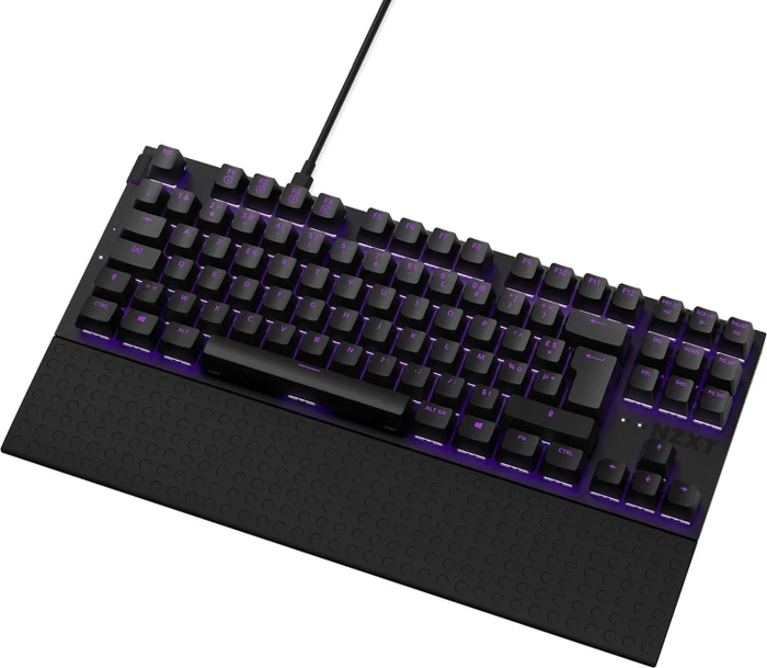 NZXT Function Tenkeyless, matt schwarz, LEDs RGB, hot-swap, Gateron RED, USB, FR
