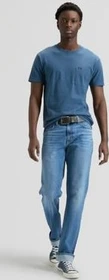 Lee Slim Ultimate Pocket T-Shirt kurzarm academy blue (Herren)