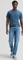 Lee Slim Ultimate Pocket T-Shirt kurzarm academy blue (Herren) Vorschaubild